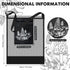 Woanger 3 Pcs Mushroom Foraging Hunting Bags Black Mesh Mushroom Harvesting Gathering Collecting Adjustable Picking Bag