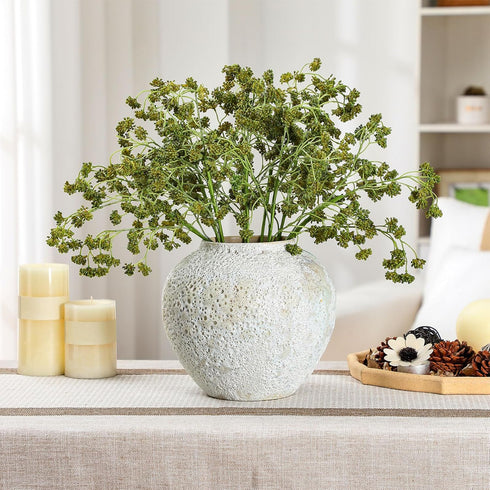 Thiccywoov 6 16 Inch Pcs Green Faux Berry Stems for Vase, Artificial Greenery Stems Branches for Home Decor, Farmhouse