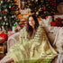 60''x80'' AMITAYUS Tree Healing Scripture Bible Verse Fleece Throw Sympathy Prayer Blanket Religious Christian