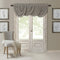 Elrene All Seasons Room-Darkening Waterfall Window Valance, 52" x 36", Silver, 1 Valance for Bedroom or Living Room