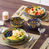 42 oz 4,Large vancasso Pasta Bowls, Ceramic Salad Bowls of Corlorful Serving Bowls for Kitchen, Dishwasher & Microwave