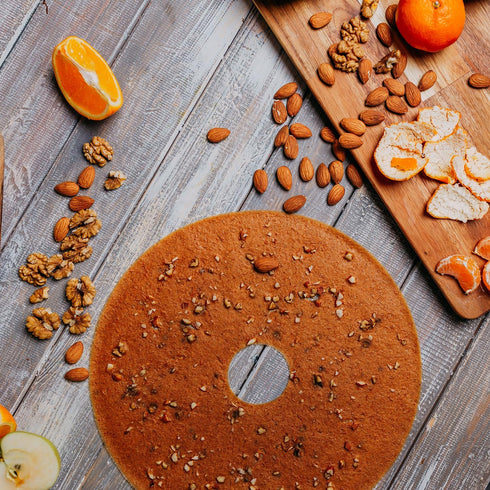 2 Fruit Leather Silicone Dehydrator Sheets with Edges for Nesco Round Dehydrators, Non-Toxic and Reusable
