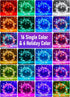 33FT 100 16 6 Colors,12 Minetom Fairy Lights Color Changing - LED String Light with Remote, Single Colors & Holiday
