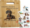 Dachshund Cutting Board and Stickers - Unique Gifts for Dachshund Lovers by Leann Michael