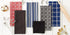 DII Assorted Woven Kitchen Set, 5 Piece, Red, Dishtowel 18x28, Dishcloth 13x13