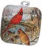 3D Rose A Pair of Cardinals Pot Holder, 8 x 8