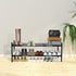 45.6" 2-Tier Closet, Shoe Rack, Expandable Shoes Storage Metal Shoe Shelf Stand Stackable Boot Organizer for Entryway