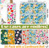 18 Redbaker Pcs Flower Reusable Paper Towels Rolls Washable Paperless Paper Towels Bulk Cloth Cotton Napkin
