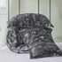 Bedsure Twin/Twin XL Comforter Set, Dark Grey Floral Bedding, 2 Pieces with Reversible Comforter and Pillow Sham