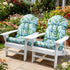 44x19x4 inch, Enipate Tropical Print Adirondack Chair Cushions Weather Resistant Patio Chair Seat Cushion, Tufted