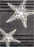 nuLOOM 2x3 Grey Coastal Minnie Starfish Accent Rug