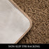 MIULEE Non Slip Bathroom Rug Bath Mats, 20x30 Light Brown, Absorbent Thick Soft Microfiber, Machine Washable