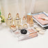4 Pack 12"x 6" Clear Plastic Desk Drawer Organizer Tray Storage Bins for Bathroom Office Kitchen Utensils