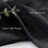Black Scarf Valances for Windows - 144 Inch Sheer Curtain Scarf Swag, Draping Fabric for Bed Canopy Curtains 52Wx144L