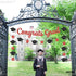 KatchOn Glitter Congrats Grad Banner, Red and Black - 10 Feet Graduation Banner, Grad Cap Garland for Class of 2025
