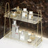 Edergoo Bathroom Organizer Countertop, 2 Tier Bathroom Counter Organizer Tool-Free 10S Assembly,