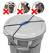 ENCASED Trash Can Lock for Animals, Heavy Duty Bungee Cord Outdoor Garbage Lid Lock (Trash Can Not Included)