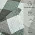 4-Layer 100% Checkered80 90" Muslin Cotton Blanket, Fluffy Breathable Soft Bed Blankets for Couch, Adults Lightweight