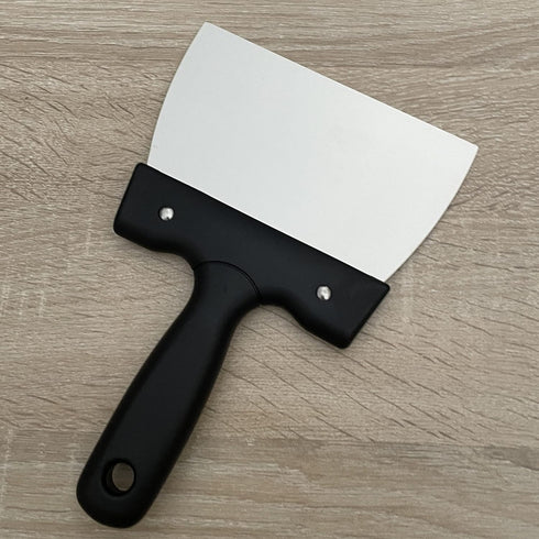 Coating Spatula for Chocolate - Stainless Steel Dough Scraper (small)