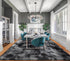 5x8 ONASAR Rugs for Living Room Bedroom, Fluffy Tie-Dyed Dark Grey Bedside Area Rug, Soft Plush Shaggy Floor Carpet