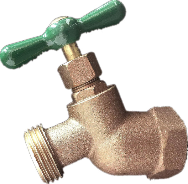 EZ-FLUID 1/2" FIP Inlet Hose Bibb x 3/4 MHT Male Hose Threaded
