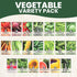20 Packets Pack 2026 Packed Vegetable Seed | Survival Variety | Season | Individually Vegetables, Herbs and Fruits |