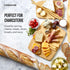 Farberware 4-Piece Reversible Bamboo Cutting and Charcuterie Board Set, Assorted Sizes