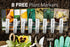 8 Packets Gardeners Basics, Squash Seeds for Planting Individual - Zucchini, Delicata, Butternut, Spaghetti, Scallop