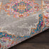 Nourison Passion Grey Area Rug, 22" x 34", Boho Traditional, Easy-Cleaning, Non-Shedding, Bedroom Living Room