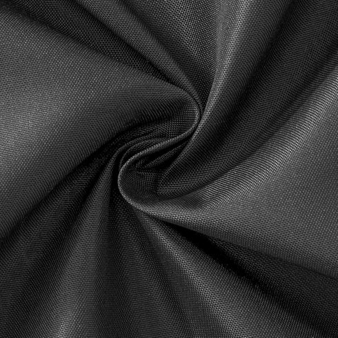 N&Y HOME Fabric Shower Curtain or Liner with Magnets, Dark Charcoal Grey - Hotel Quality, Water Repellent (72x72)