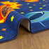 3x5 KC Cubs Outer Space Solar System Toy Car Road Rug Educational Play Mat Carpet for Kids, Toddlers, Nursery