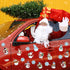 Christmas Reflective Car Magnets, 18Pcs Magnetic Snowman Snowflake Decoration for Holiday Decor