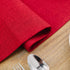 NATUS WEAVER 2 12 36 Inch Soft Caddice Faux Linen Side Table Runner, eco-Friendly Fabric Handcrafted Runner, Burgundy x