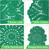 23 12 Inch One Piece x Oval Doilies Crochet for Dressers and End Tables Crafts Disposable Small Valentines Doilies