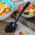 Carlisle FoodService Products 441003 High Heat Solid Plastic Spoon, 11", Black Color
