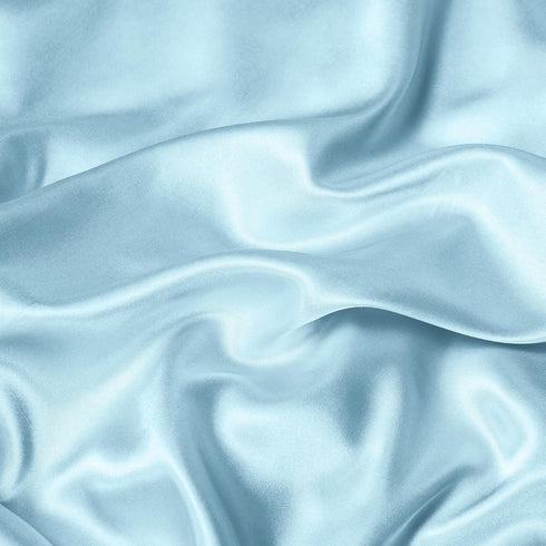 60x80 Inches, Vonty Satin Throw - Baby Blue Satin Blanket, Cooling & Silky, Wrinkle-Free Cable Knit for Couch, Sofa