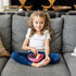 Grow Forward 8-Piece Wheat Straw Kids Plates and Bowls Sets, Unbreakable Dishwasher & Microwave Safe Dishes for Children