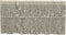 Heritage Lace Rabbit Hollow Tier, 60" W x 24" L, Café