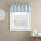 Waverly Short Curtain Valance Tab Top Window Curtains, 52" x 18", Spa for Kitchen or Bathroom