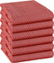 TWINY threads 6-Pack Cotton Kitchen Towels, 18x28 Inches, Soft & Absorbent Dish