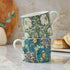 12oz Set 2 Spode Morris & Co Mug, of - Porcelain Drinkware for Tea or Coffee, Microwave & Dishwasher Safe Cups