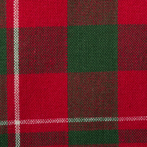 DII Holiday Dining Table Linen Collection - Christmas Table Runner, 14x108, Tartan Holly Plaid, Red & Green