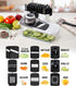 Fullstar Mandoline Slicer, 11 in 1 Kitchen Gadgets, Cucumber Slicer, Cheese Grater, Veggie Slicer, Safety Glove