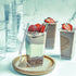 4M's 100 Pack 5 oz (100) Plastic Dessert Cups with Lids, Yogurt Parfait/Appetizer Cup with Lids for Party, Mini Dessert