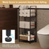 Free Standing 3-Tier Towel Rack - U-Shaped Detachable Dividers, Durable Metal Holder for Bathroom