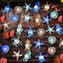 Indoor Ocean Theme String Lights - 10ft 30 LED Nautical Décor, USB or Battery Operated Twinkle Fairy Lights for