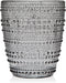 Godinger Lumina Double Old Fashioned Glasses, Smoke 8oz, Set of 4, Stemless Drinking Glass
