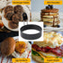 3.5'' Nonstick Egg Rings, Professional Stainless Steel Omelet/Egg Rings for Frying Eggs, Egg Mcmuffins, Mini Pancakes