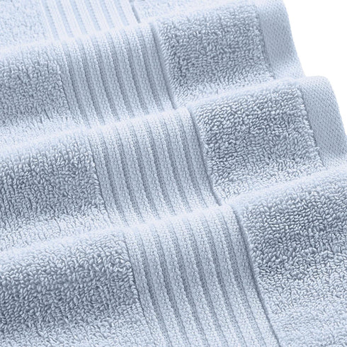 6-Piece 100% Set 2 2 2 Modern Threads Astra Cotton Towel Jacquard Geometric Pattern Includes Bath Towels, Hand Towels