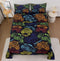 URLINENS Boys Sheets Full Size 4 Piece, Hand Drawn Cars Sheet Set for